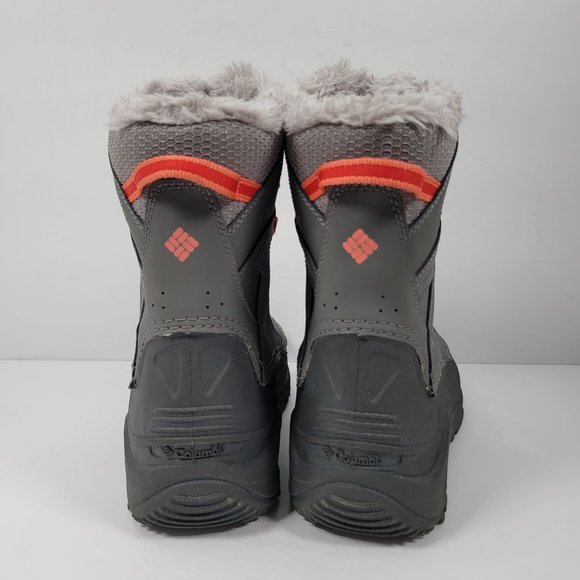 Columbia Arctic Trip Omni Girl's Waterproof Gray Snow Boots BY1333-060 US Size 5 - Picture 4 of 10